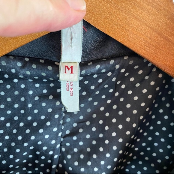 Joie Double Breasted Leather Jacket - Picture 4 of 10